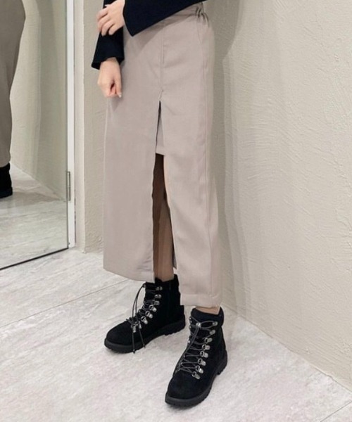 JELLY BEANS（ジェリービーンズ）の「レースアップマウンテンブーツ(217-60228)JELLY BEANS(ジェリービーンズ)（ブーツ・レディース・ブラック系/アイボリー/ブルー・S/M/L）」の14枚目の写真