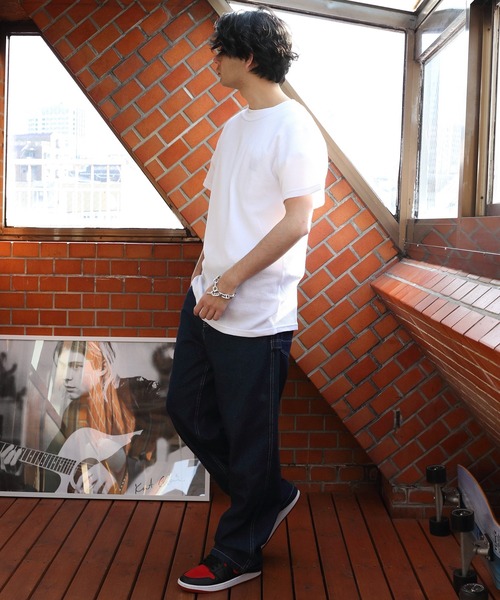 JEMORGAN（ジェーイーモーガン）の「JEMORGAN ワッフル半袖Tシャツ（Tシャツ/カットソー・メンズ・ホワイト系その他/ネイビー/カーキ/杢グレー/ブラック/ホワイト・MEDIUM/X-LARGE/LARGE）」の8枚目の写真