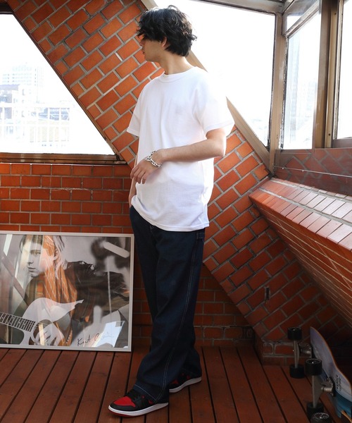 JEMORGAN（ジェーイーモーガン）の「JEMORGAN ワッフル半袖Tシャツ（Tシャツ/カットソー・メンズ・ホワイト系その他/ネイビー/カーキ/杢グレー/ブラック/ホワイト・MEDIUM/X-LARGE/LARGE）」の9枚目の写真