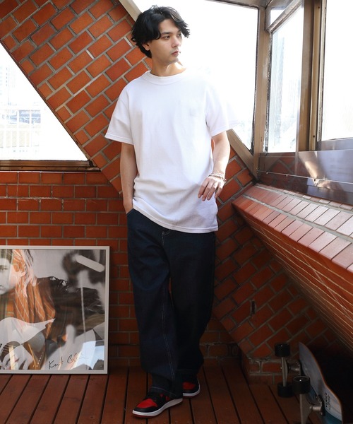 JEMORGAN（ジェーイーモーガン）の「JEMORGAN ワッフル半袖Tシャツ（Tシャツ/カットソー・メンズ・ホワイト系その他/ネイビー/カーキ/杢グレー/ブラック/ホワイト・MEDIUM/X-LARGE/LARGE）」の10枚目の写真