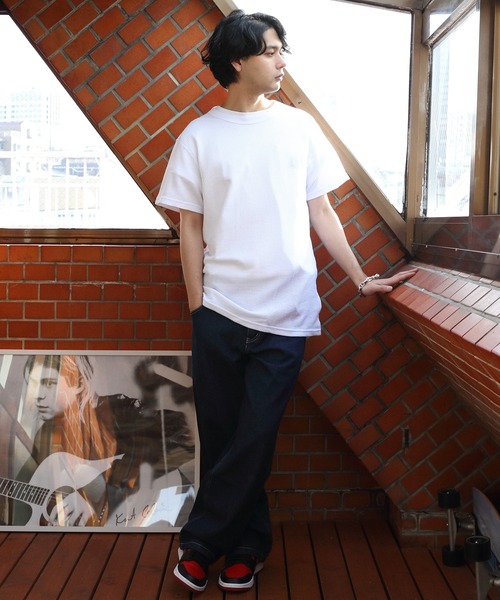 JEMORGAN（ジェーイーモーガン）の「JEMORGAN ワッフル半袖Tシャツ（Tシャツ/カットソー・メンズ・ホワイト系その他/ネイビー/カーキ/杢グレー/ブラック/ホワイト・MEDIUM/X-LARGE/LARGE）」の11枚目の写真