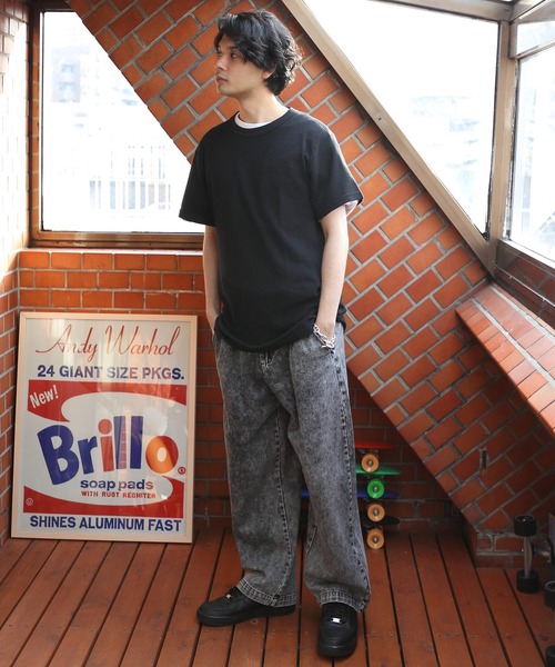 JEMORGAN（ジェーイーモーガン）の「JEMORGAN ワッフル半袖Tシャツ（Tシャツ/カットソー・メンズ・ホワイト系その他/ネイビー/カーキ/杢グレー/ブラック/ホワイト・MEDIUM/X-LARGE/LARGE）」の16枚目の写真