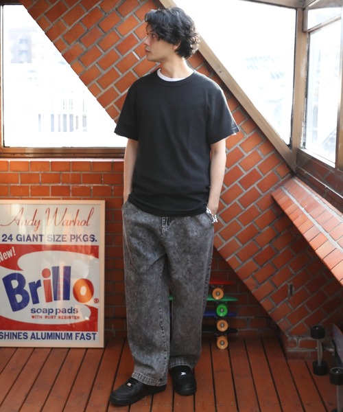 JEMORGAN（ジェーイーモーガン）の「JEMORGAN ワッフル半袖Tシャツ（Tシャツ/カットソー・メンズ・ホワイト系その他/ネイビー/カーキ/杢グレー/ブラック/ホワイト・MEDIUM/X-LARGE/LARGE）」の17枚目の写真