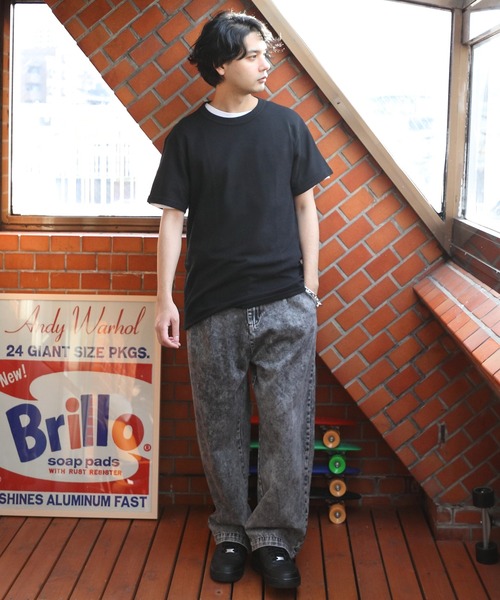 JEMORGAN（ジェーイーモーガン）の「JEMORGAN ワッフル半袖Tシャツ（Tシャツ/カットソー・メンズ・ホワイト系その他/ネイビー/カーキ/杢グレー/ブラック/ホワイト・MEDIUM/X-LARGE/LARGE）」の18枚目の写真