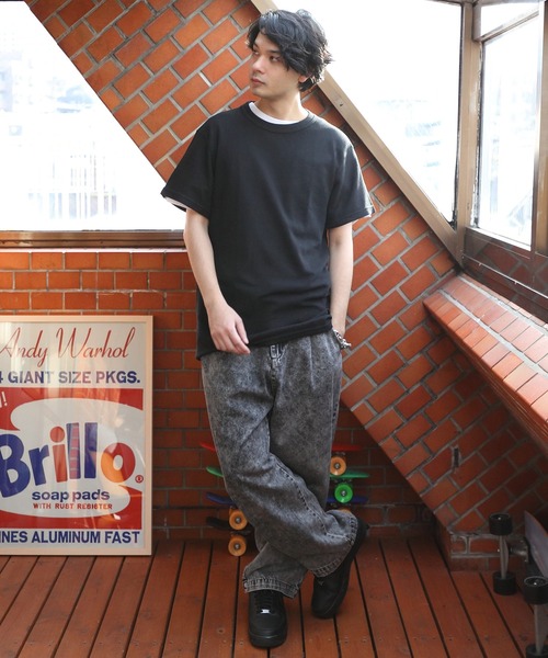 JEMORGAN（ジェーイーモーガン）の「JEMORGAN ワッフル半袖Tシャツ（Tシャツ/カットソー・メンズ・ホワイト系その他/ネイビー/カーキ/杢グレー/ブラック/ホワイト・MEDIUM/X-LARGE/LARGE）」の19枚目の写真