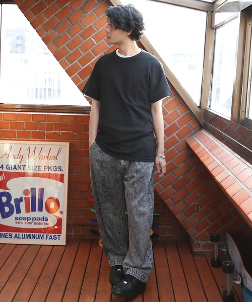 JEMORGAN（ジェーイーモーガン）の「JEMORGAN ワッフル半袖Tシャツ（Tシャツ/カットソー・メンズ・ホワイト系その他/ネイビー/カーキ/杢グレー/ブラック/ホワイト・MEDIUM/X-LARGE/LARGE）」の22枚目の写真