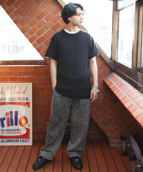 JEMORGAN（ジェーイーモーガン）の「JEMORGAN ワッフル半袖Tシャツ（Tシャツ/カットソー・メンズ・ホワイト系その他/ネイビー/カーキ/杢グレー/ブラック/ホワイト・MEDIUM/X-LARGE/LARGE）」の14枚目の写真