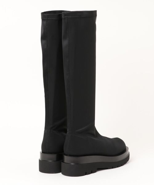 KOBE LETTUCE(コウベレタス)の「ストレッチロングチャンキーブーツ(ブーツ・レディース・ブラック/ブラック系・L/LL/S/M)」の9枚目の写真