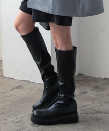 KOBE LETTUCE | ストレッチロングチャンキーブーツ(ブーツ)