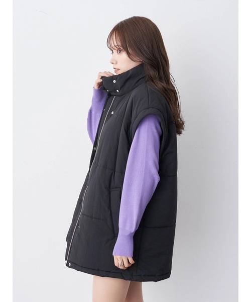 earth music&ecology（アースミュージックアンドエコロジー）の「マルチＷＡＹ中綿コート（その他アウター・レディース・ブラック/ホワイト/ラベンダー・FREE）」の18枚目の写真