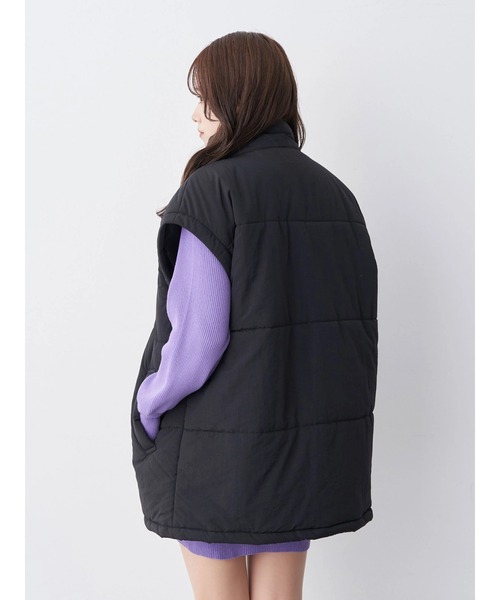 earth music&ecology（アースミュージックアンドエコロジー）の「マルチＷＡＹ中綿コート（その他アウター・レディース・ブラック/ホワイト/ラベンダー・FREE）」の19枚目の写真