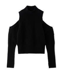 オープンショルダーニットプルオーバー