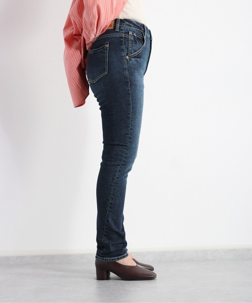 cepo(セポ)の「ナチュラルフィットスキニーパンツ(デニムパンツ・レディース・ネイビー/ブルー系1・S/M/L)」の22枚目の写真