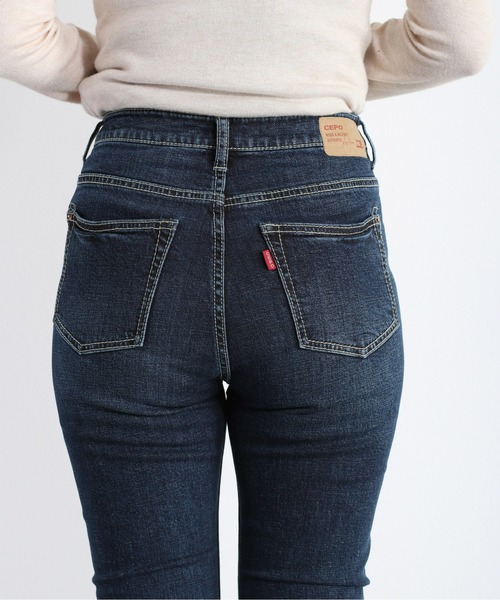 cepo(セポ)の「ナチュラルフィットスキニーパンツ(デニムパンツ・レディース・ネイビー/ブルー系1・S/M/L)」の14枚目の写真