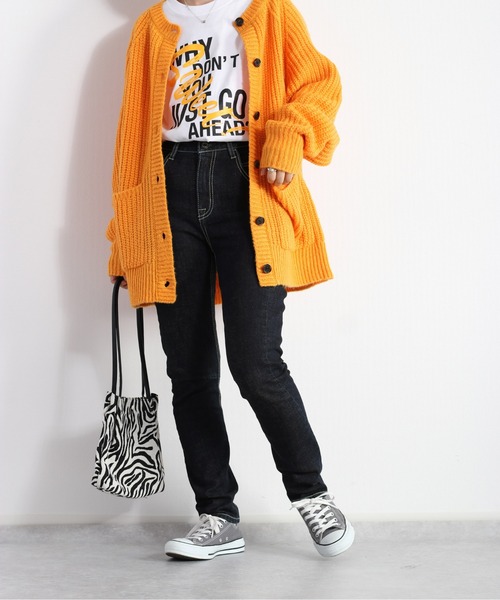 cepo(セポ)の「ナチュラルフィットスキニーパンツ(デニムパンツ・レディース・ネイビー/ブルー系1・S/M/L)」の9枚目の写真
