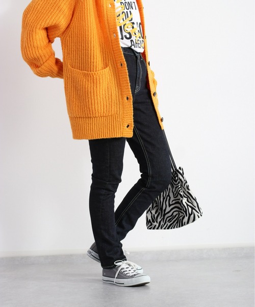 cepo(セポ)の「ナチュラルフィットスキニーパンツ(デニムパンツ・レディース・ネイビー/ブルー系1・S/M/L)」の6枚目の写真