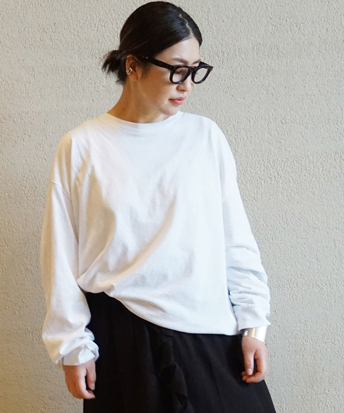 JOURNAL STANDARD LUXE(ジャーナルスタンダード ラックス)の「リメイク リブロンT(Tシャツ/カットソー・レディース・ホワイト・SMALL/MEDIUM)」の2枚目の写真