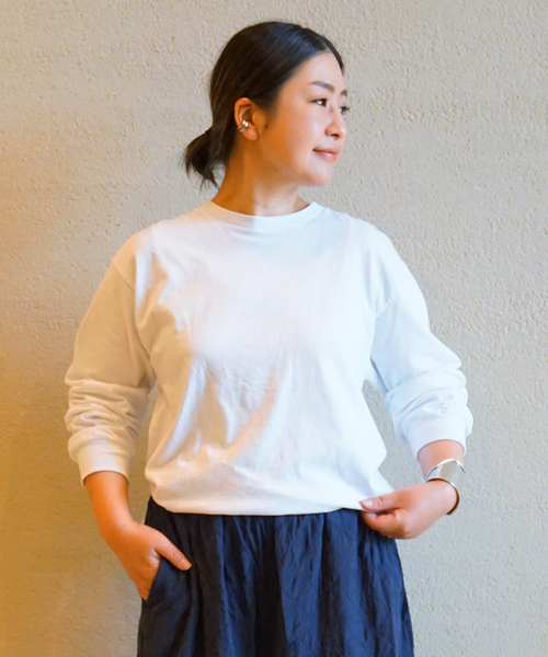 JOURNAL STANDARD LUXE(ジャーナルスタンダード ラックス)の「リメイク リブロンT(Tシャツ/カットソー・レディース・ホワイト・SMALL/MEDIUM)」の6枚目の写真