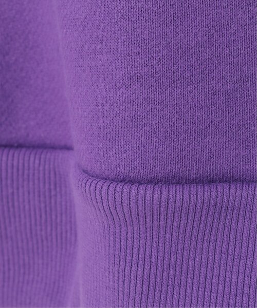 VENCEEXCHANGE（ヴァンスエクスチェンジ）の「タギングロゴアップリケパーカー（パーカー・メンズ・パープル/ホワイト/ブラック・M/L）」の4枚目の写真