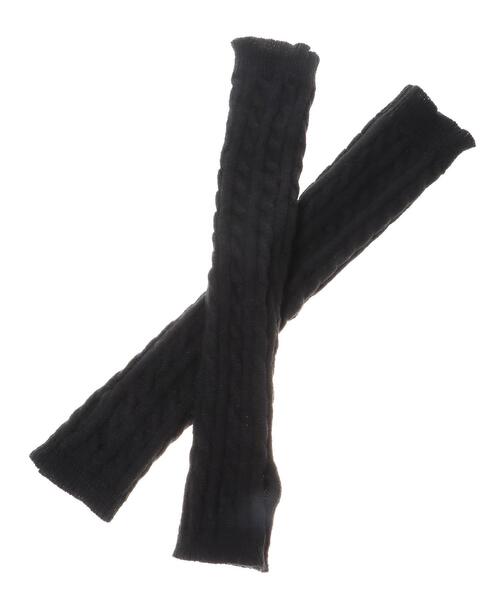 INGNI（イング）の「縄編みアームウォーマー（その他・レディース・アイボリー/グレー/ベージュ/ブラック・ONE SIZE）」の5枚目の写真