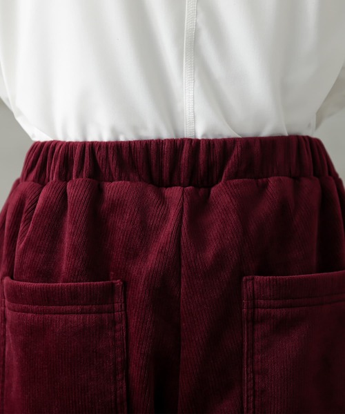 osharewalker（オシャレウォーカー）の「『裏ベロアリブジョガーパンツ』（その他パンツ・レディース・ブラック/カーキ/ボルドー・1/2）」の13枚目の写真