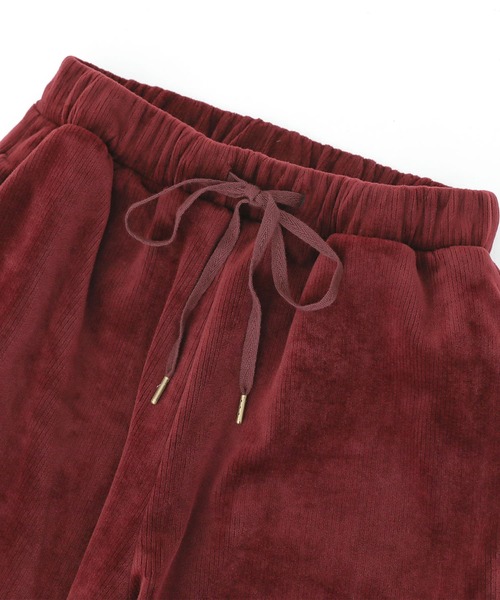 osharewalker（オシャレウォーカー）の「『裏ベロアリブジョガーパンツ』（その他パンツ・レディース・ブラック/カーキ/ボルドー・1/2）」の16枚目の写真