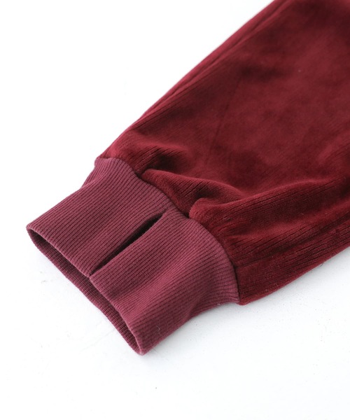 osharewalker（オシャレウォーカー）の「『裏ベロアリブジョガーパンツ』（その他パンツ・レディース・ブラック/カーキ/ボルドー・1/2）」の17枚目の写真