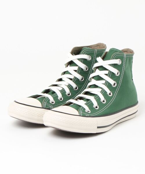 CONVERSE（コンバース）の「《CONVERSE》ALLSTAR US 64 MP HI（スニーカー・レディース・マスタード/グリーン・26.5cm/25.0cm/24.0cm/28.0cm/24.5cm/26.0cm/25.5cm/23.5cm/27.5cm/23.0cm/27.0cm/22.5cm）」の2枚目の写真