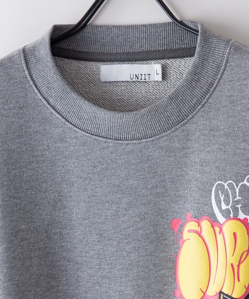 UNIIT（ユニット）の「【UNIIT/ユニット】 別注　フェイクベストロンT 　フェイクレイヤード 　タギング 　ストリート系（Tシャツ/カットソー・メンズ・ブラック/グレー/サックスブルー・LARGE/MEDIUM）」の7枚目の写真