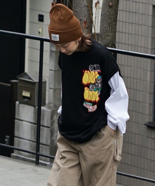 UNIIT（ユニット）の「【UNIIT/ユニット】 別注　フェイクベストロンT 　フェイクレイヤード 　タギング 　ストリート系（Tシャツ/カットソー・メンズ・ブラック/グレー/サックスブルー・LARGE/MEDIUM）」の16枚目の写真