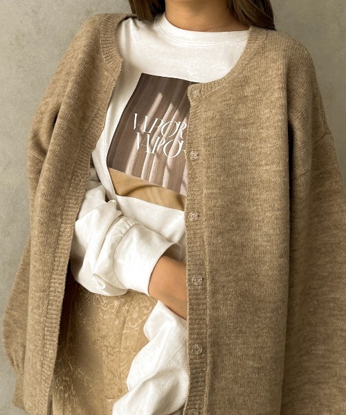 apres jour clair(アプレジュールクレア)の「【apres jour clair】フォトプリントロンT【ZOZOTOWN限定アイテム】(Tシャツ/カットソー・レディース・ベージュ/ホワイト系その他/オフホワイト・フリー/X-LARGE)」の7枚目の写真
