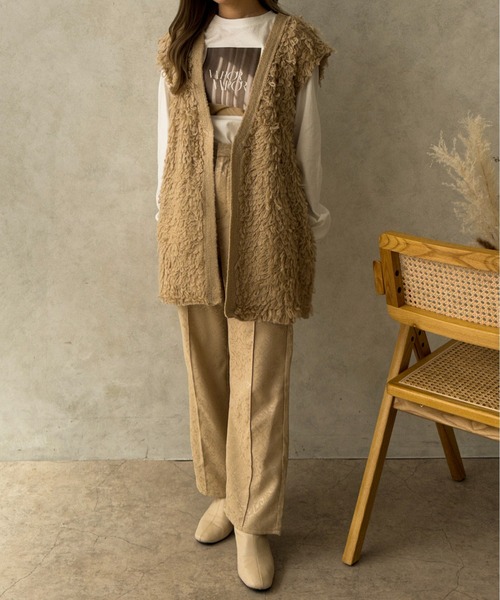 apres jour clair(アプレジュールクレア)の「【apres jour clair】フォトプリントロンT【ZOZOTOWN限定アイテム】(Tシャツ/カットソー・レディース・ベージュ/ホワイト系その他/オフホワイト・フリー/X-LARGE)」の8枚目の写真