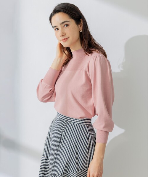 【セール】【洗える】Elenaパフスリーブ ニット（ニット/セーター）｜組曲（クミキョク）