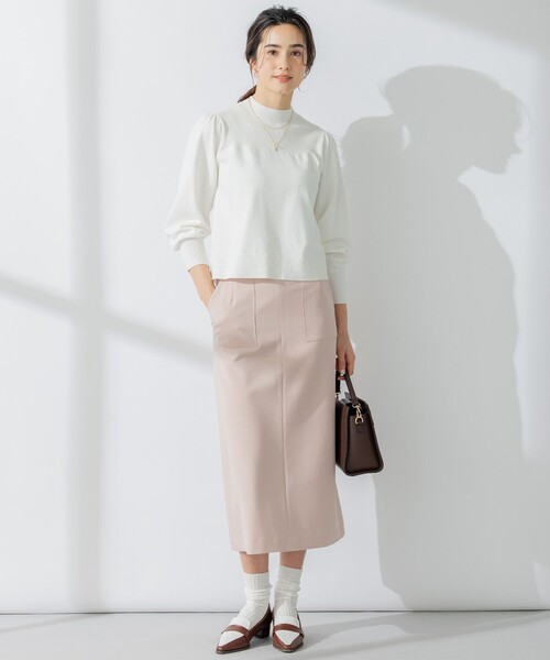 【セール】【洗える】Elenaパフスリーブ ニット（ニット/セーター）｜組曲（クミキョク）