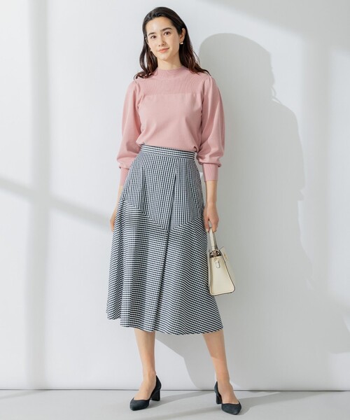 【セール】【洗える】Elenaパフスリーブ ニット（ニット/セーター）｜組曲（クミキョク）