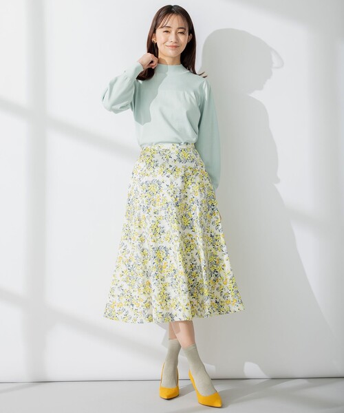 【セール】【洗える】Elenaパフスリーブ ニット（ニット/セーター）｜組曲（クミキョク）