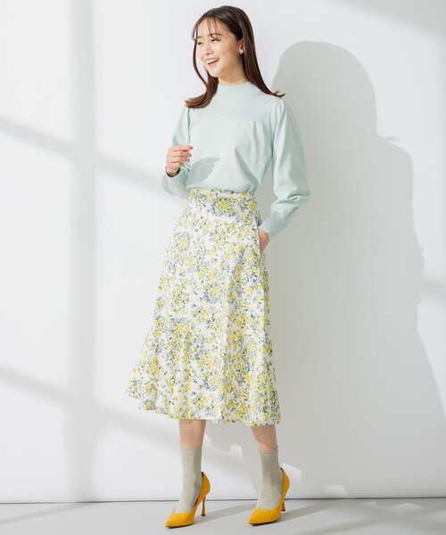 【セール】【洗える】Elenaパフスリーブ ニット（ニット/セーター）｜組曲（クミキョク）