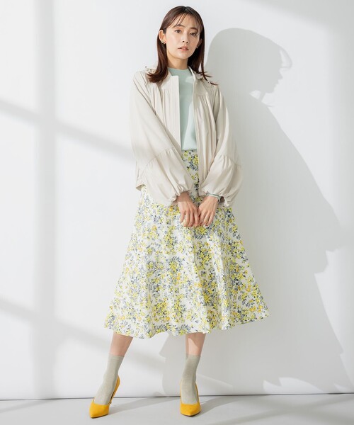 【セール】【洗える】Elenaパフスリーブ ニット（ニット/セーター）｜組曲（クミキョク）