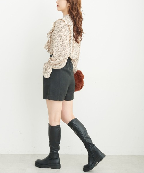 FREE'S MART（フリーズマート）の「◇ハイウエストショートパンツ（その他パンツ・レディース・ブラック/ブラック系その他・SMALL/MEDIUM）」の5枚目の写真