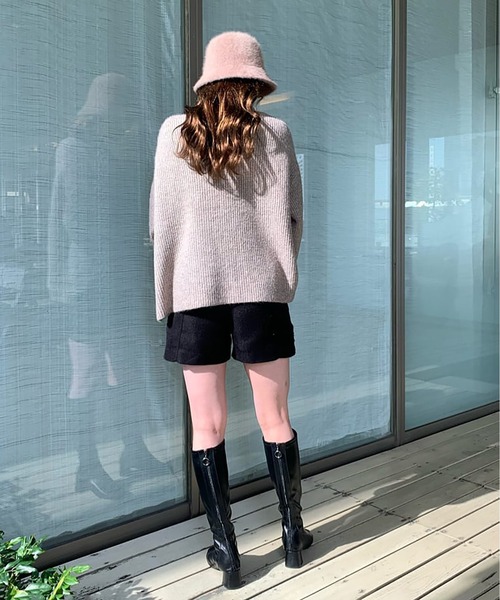 FREE'S MART（フリーズマート）の「◇ハイウエストショートパンツ（その他パンツ・レディース・ブラック/ブラック系その他・SMALL/MEDIUM）」の4枚目の写真