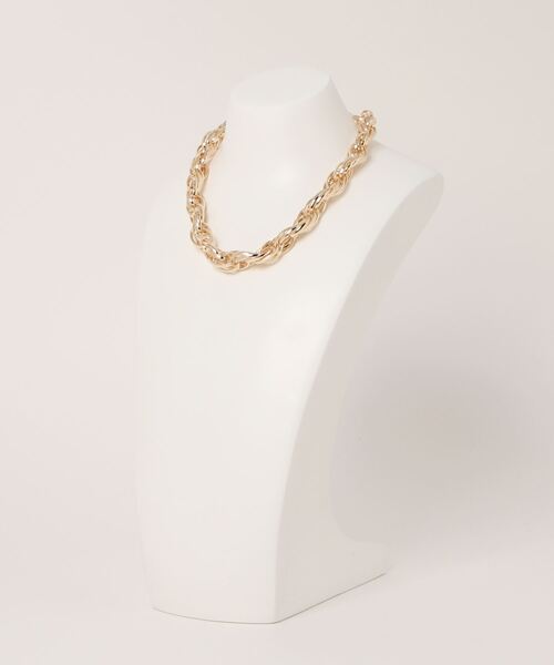 OKIRAKU（オキラク）の「☆ 【by daisy】ボリュームチェーンチョーカーネックレス　RA22-1034（ネックレス・レディース・ゴールド・FREE）」の2枚目の写真