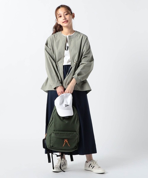 Grand PARK（グランドパーク）の「ノーカラーブルゾン（ブルゾン・レディース・ライトグリーン/アイボリー/レモンイエロー・FREE）」の6枚目の写真