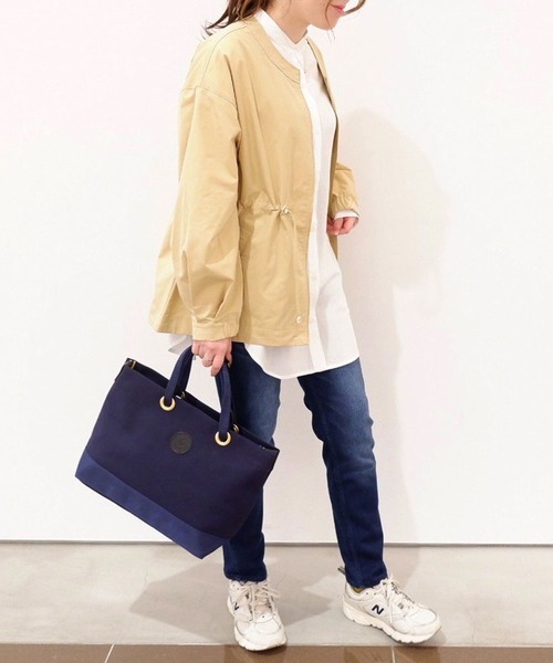 Grand PARK（グランドパーク）の「ノーカラーブルゾン（ブルゾン・レディース・ライトグリーン/アイボリー/レモンイエロー・FREE）」の21枚目の写真