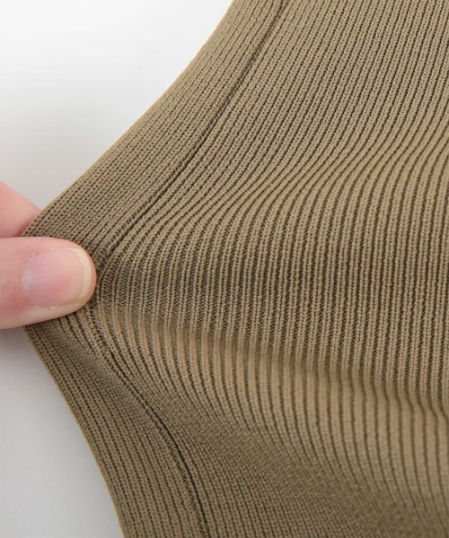 titivate（ティティベイト）の「ﾀｯｸﾆｯﾄﾜﾝﾋﾟｰｽ（ワンピース・レディース・ライトベージュ/ライトグリーン/オレンジ/ブラック/オリーブ・S/M）」の8枚目の写真