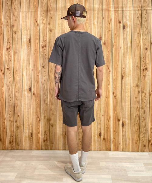 Champion(チャンピオン)の「CHAMPION/チャンピオン ワンポイントショーツ 無地ハーフパンツ/ヘビーウェイト 顔料染め/セットアップ対応 C3-X502(その他パンツ・メンズ・グリーン/ブルー/グレー・M/L/XL)」の9枚目の写真