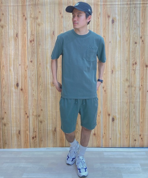 Champion(チャンピオン)の「CHAMPION/チャンピオン ワンポイントショーツ 無地ハーフパンツ/ヘビーウェイト 顔料染め/セットアップ対応 C3-X502(その他パンツ・メンズ・グリーン/ブルー/グレー・M/L/XL)」の15枚目の写真