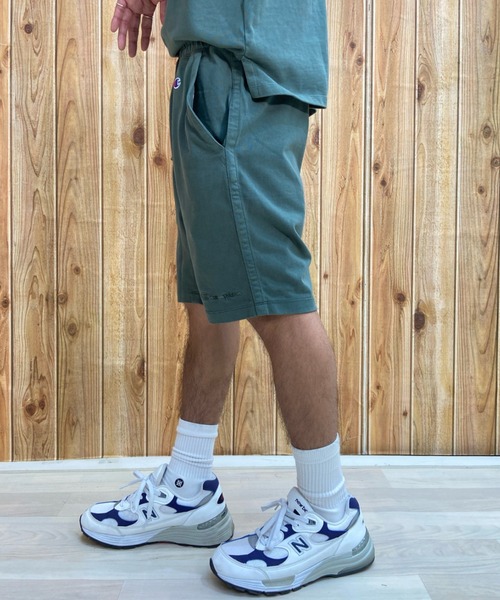 Champion(チャンピオン)の「CHAMPION/チャンピオン ワンポイントショーツ 無地ハーフパンツ/ヘビーウェイト 顔料染め/セットアップ対応 C3-X502(その他パンツ・メンズ・グリーン/ブルー/グレー・M/L/XL)」の11枚目の写真