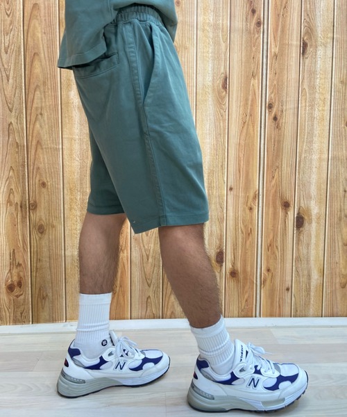 Champion(チャンピオン)の「CHAMPION/チャンピオン ワンポイントショーツ 無地ハーフパンツ/ヘビーウェイト 顔料染め/セットアップ対応 C3-X502(その他パンツ・メンズ・グリーン/ブルー/グレー・M/L/XL)」の10枚目の写真