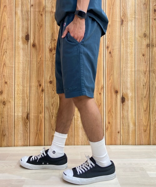 Champion(チャンピオン)の「CHAMPION/チャンピオン ワンポイントショーツ 無地ハーフパンツ/ヘビーウェイト 顔料染め/セットアップ対応 C3-X502(その他パンツ・メンズ・グリーン/ブルー/グレー・M/L/XL)」の17枚目の写真