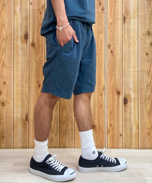 Champion(チャンピオン)の「CHAMPION/チャンピオン ワンポイントショーツ 無地ハーフパンツ/ヘビーウェイト 顔料染め/セットアップ対応 C3-X502(その他パンツ・メンズ・グリーン/ブルー/グレー・M/L/XL)」の18枚目の写真